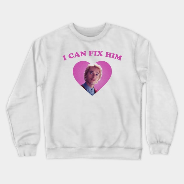 Tom Blyth / I Can Fix Him Crewneck Sweatshirt by Ilustra Zee Art